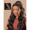 UNICE Bye Bye Knots Glueless Wig Body Wave 7x5 Pre Cut Lace Front Wigs Human Hair Bleached Knots Balayage Black Blonde Highlights Put on and Go Human Hair Wig Pre Plucked 150% Density 20 inch