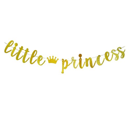 Little Princess Banner For Baby Shower Sign, Birthday Decoration For Kid,Baby Shower/Birtyday Party Supplies