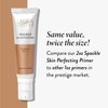 LAURA GELLER NEW YORK Spackle Super-Size - Bronze - 2 Fl Oz - Illuminating Tinted Skin Perfecting Makeup Primer with Hyaluronic Acid - Long-Wear Foundation Face Primer