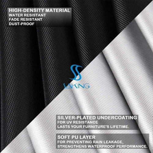 Saking Fire Pit Cover, 38 inch Square Fire Table Covers for Patio Gas Propane Firepit, Waterproof Outdoor Table Cover - 38"L x 38"W x 28"H