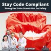 Mop Mob No Leak, Hospital Grade Biohazard Waste Bags 100 Pk. 10 Gallon, 24" Red Trash Liner With Hazard Symbol For Infectious Waste Disposal