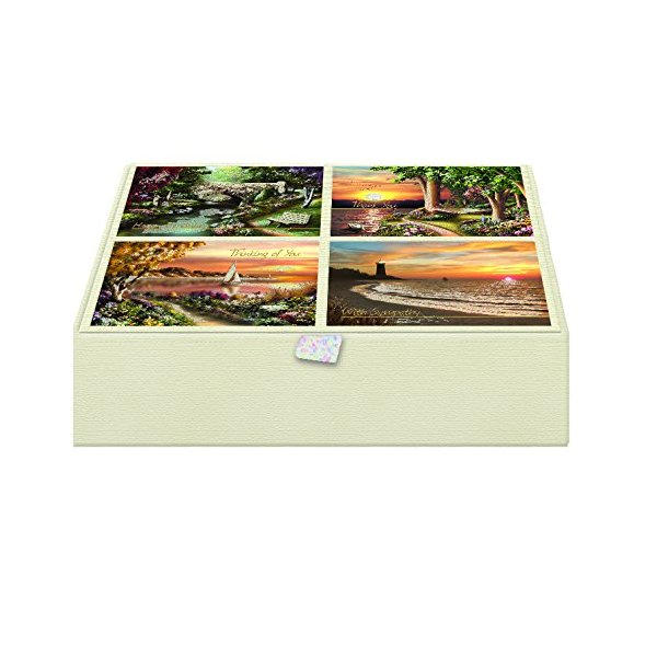 Performing Arts Keepsake Box, Full Color Inside Designs Keepsake - Serenity Stationery Paper, 79002