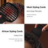 2Pcs Upgraded Twist Combs Hair Sponge Brush Twist Comb, Superior to Hair Sponge for Curls in Men and Women.