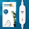 Barrina LED Grow Light Bulb with Timing and Hanging System, 25W Full Spectrum, 4H/9H/14H Timer, Hanging Grow Lights for Indoor Plants with 16.4FT Power Cord, Plug in Pendant Light for Plants