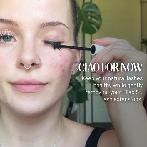 Lilac St. - Ciao for Now Lash Remover - Portable & Gentle Eyelash Glue Remover - Remove Lash Glue from Segments - Collagen Extract & Nourishing Oils - Waterproof - Cruelty Free, Vegan, Women Founded