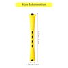 56 Pieces Hair Perm Rods Set Hair Rollers Plastic Cold Wave Rods Perming Rods Curlers Hairdressing Styling Tool (0.28 Inch, Yellow)