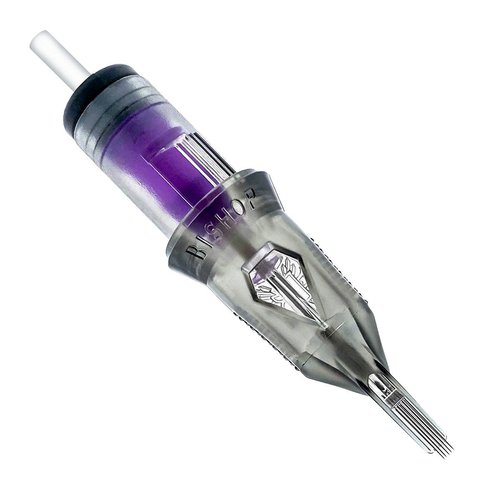 Ink Spot Bishop Tattoo Needle Cartridge DA Vinci V2 Magnum Needles Cartridges (Regular (12), 23M1 Medium Taper)