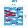 Airplane Party Paper Napkins 60pcs Airplane Party Decorations Airplane Aircraft Disposable Paper Napkins for Aviation Theme Boys Baby Shower 1st 2nd 3rd 4th Birthday Party Supplies Decorations