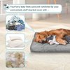 Waterproof Dog Bed Cover Canvas Washable Dog Crate Pad Replacement Cover, 40Lx27Wx4H inch, Gray