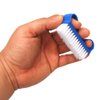 Luxxii (6 Pack) Fine Handle Grip Nail Brush - Fingernail Scrub Cleaning Brushes Nail Hand Scrubbing Cleaning Brush. Color may vary.