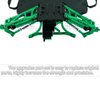 RCMYou RC Front Rear Suspension A-Arms Upgrades Part for 1/10 Rustler VXL/Stampede VXL 2WD,Alloy Arms Hop Ups w/Tie Bar,Replace 3631 3655,Red