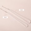 WELLKAGE Imitation Pearl Necklace Wedding Pearl Necklace for Women-8mm