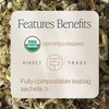 Rishi Tea Lavender Mint - Herbal Tea Bags, Caffeine Free, Lavender Mint Tea, USDA Certified Organic, Certified Kosher, Lavender Tea Bags, Organic Herbal Tea, w/Peppermint & Sage - 15 Sachets