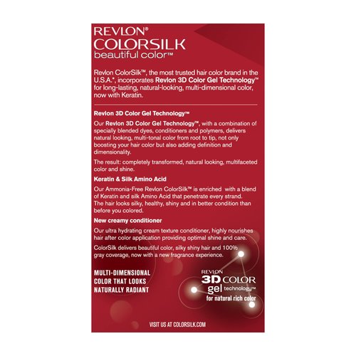 REVLON COLORSILK DARK ASH BLONDE #60 HAIR COLOR