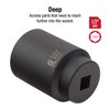 SUNEX TOOLS 252D 1/2-Inch Drive by 1-5/8-Inch Deep Impact Socket