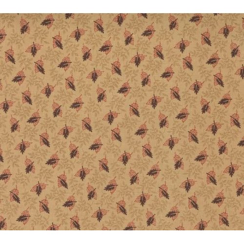 Rose Ferns Cream Reproduction Fabric 38126-21 by Jo Morton from Moda by The Yard