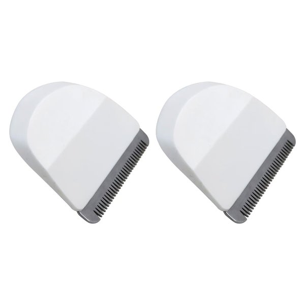 Qblahip 2Pcs Replacement Snap On Clipper Trimmer Blade for Wahl Peanuts Barbers and Stylists - Model 2068-300