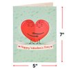 Paper Love Happy Valentines Day Card, 3D Handcrafted Pop Up Valentine's Cards - 100% Recycled and Eco-Friendly, 5" x 7" Cover - Includes Envelope and Note Tag, Frndly