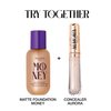 SELESTIA BEAUTY Matte Foundation Money - Long-Lasting Makeup Foundation with Flawless & Buildable Coverage - Liquid Foundation for All Skin Types (Ivory)