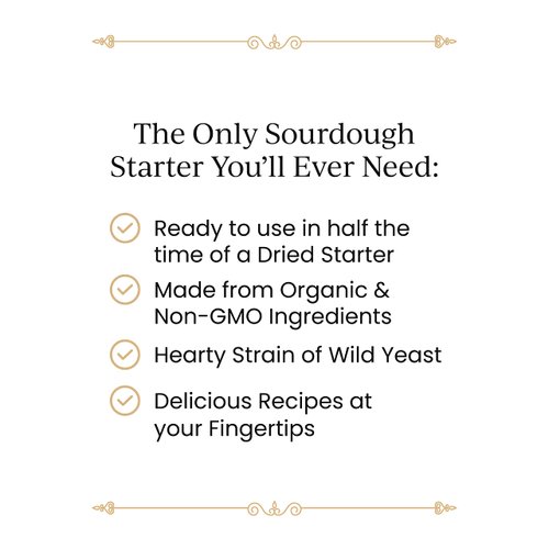 Breadtopia Fresh Sourdough Starter | Unlike Dried Starters, Our Sour Dough Starter is Active & Ready to Go | Non-GMO, Heirloom & Organic | Sourdough Starters for Home Made Bread Sourdough |