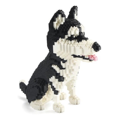 Husky Micro Building Block Dogs Mini Block Animal Dog Building Animal Set DIY 3D Block Toy Building Blocks for Kids Or Adult 1900 Pieces