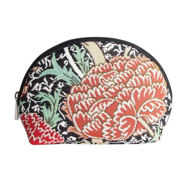 Signare Tapestry Cosmetic Bag Toiletry Makeup Bag for Women With William Morris The Cray Design (COSM-CRAY)