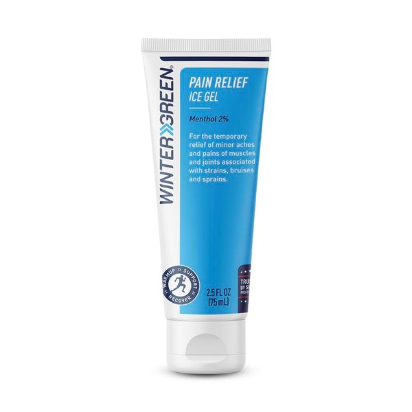 Wintergreen Relief Ice Gel - Balm for Muscles and Joints with Menthol 2% and Arnica - Soothing Gel with Cooling Effect for The Discomfort Associated with Minor Sprains, Strains and Bruising - 2.5 oz