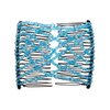 FXQHAN 4 Pieces Beads Hair Combs Magic Elastic Hair Clips Stretchy Hair Comb Double Clips for Women Hair Accessory