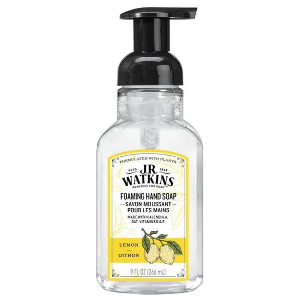 WATKINS INC 20626 9OZ Lemon Scent Foaming Hand Soap, 9 Fl Oz, White, 9 Ounces
