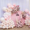 Pink Balloons, 60 pcs 12 inch Matte Pink Pastel Pink Transparent Birthday Balloons, Pastel Pink Party Balloons, Maca Pink Latex Balloons Party Decorations for Wedding Birthday Baby Shower Party