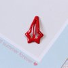 Daycount® 10pcs Colorful Stars Duckbill Clip Hair Clip For Ladies Teens Girls Hair Salon Hairpin (Random Color)