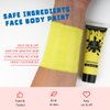 Bowitzki Face and Body Paint 2oz Cream Makeup 60ml Water Based Face Painting Special Effects For Adults Children Kids Halloween Christmas Party Stage Cosplay (Yellow)