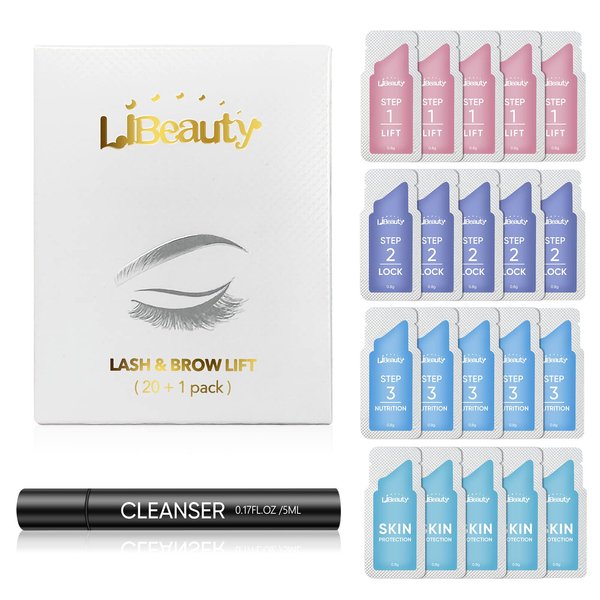 Libeauty Lash Lift Kit | Brow Lamination Kit, Easy for Beginner ＆ Home Use Holds Curls for 6-8 weeks Mild Ingredients Quality Safe Aseptic Bag (Paperback)