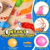 Seematn 32 Pcs Pow Inflatable Baseball Bats and Punch Balloons 18 Inch Inflatable Bat Toy Carnival Prizes Goodie Bag Stuffers for Boys Birthday Games Party Favors