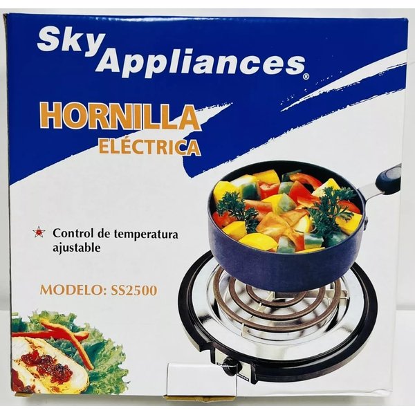 SKY Appliances SS2500 Single Burner (220 Volts Not for USE in the USA)