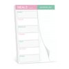 Magnetic Meal Planning Pad for Fridge - 10" x 7" Meal Planning Pad with Tear Off Shopping List. 52 Weeks Undated for Meal Planner and Grocery List with Magnet