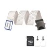 PinQiongZhe SD Card Extension Cable Adapter SD Male to Female Flexible Flat FFC Extension Cable Adapter for Car GPS, Car DVD, Large Mechanical Equipment (9.8in/25cm)