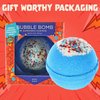 Superhero Bath Bombs for Kids with Surprise Toys Inside - Boys Bath Bombs with Superhero Toys (1 Pack) - Fruity Scent, Relaxing Aroma & Safe for Skin - Kids Bath Bombs for Boys & Girls by Two Sisters