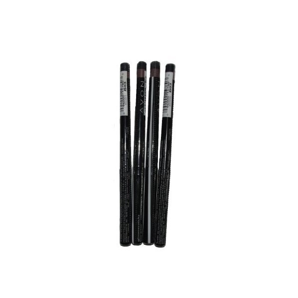 Lot of 4 Avon Glimmersticks Brow Definer Twist Up Eye Brow Pencil DARK BROWN