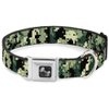 Buckle-Down Seatbelt Buckle Dog Collar - Digital Camo - 1" Wide - Fits 11-17" Neck - Medium