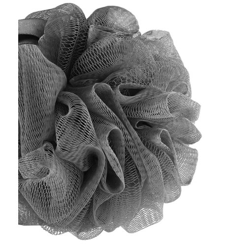 Loofah Sponge for Bath & Shower, Infused Pouf, Recycled Netting, Exfoliation Removes Dead Skin, Eco-Friendly Bath Accessory, Cruelty-Free, Color May Vary, 1 Count (60g)