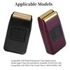 2 Pack Professional 5 Star Series Finale Shaver Replacement Foil and Cutter Bar Assembly Compatible with wahl Shaver Foil 7031-100, 7043-100 Super Close Shaving Replacement Heads，Red