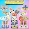 Baby Toddler Girls Grip Socks Non-Slip Gripper Socks Anti Slip Strap Socks 1-3 Year Old Gift Gripper Socks Animal Cartoon Little Girl Yoga Socks