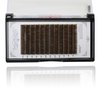 Scala Thickness 0.10mm C Curl Light Brown/Dark Brown/Black-Brown False lashes Individual Eyelash Extension Natural False Eyelashes (9mm, Dark Brown)