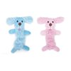 Grriggles Baby Bark Bungee Stretch Puppy Dog Toys Pink or Blue Soft Plush Toy Small Pups (Pink)