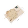 Sundial Clock Wooden Clocks Building Kit Model Clock Equatorial Sundial Clock Teaching Clock Wooden Scientific Model Aid Educational for Students Kids Clock