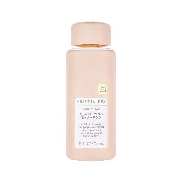 Kristin Ess Hair Deep Clean Clarifying Shampoo for Build Up, Dirt and Oil on Hair and Scalp, Cleanse + Detox Oily Hair, Vegan, 10 fl oz (Pack of 1)