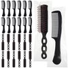 SiliFine 24 Pcs Hair Brush Combs Set in Bulk for Homeless Individually Wrapped Curly Thick Long Smoothing Hair Brush Detangling Hairbrush for Women Kids Hotel Homeless Nursing Charity