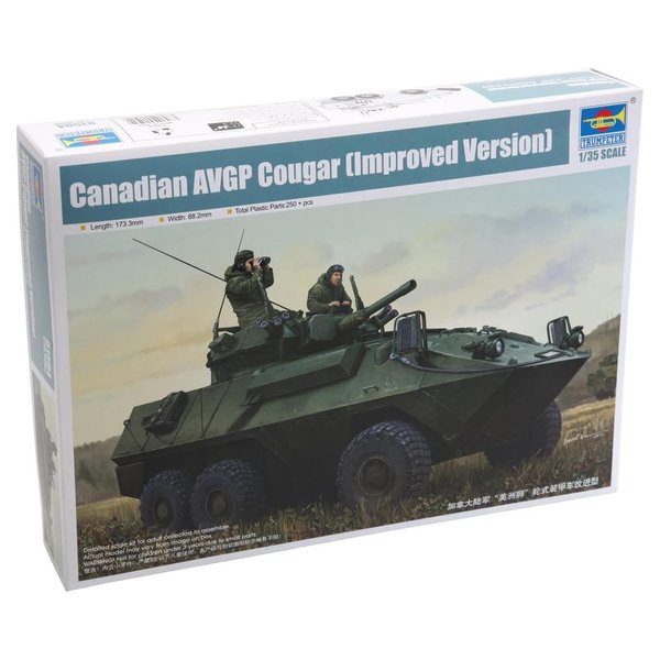 Trumpeter Canadian Cougar 6x6 Armored Vehicle General Purpose (AVGP) Improved Version (1/35 Scale)