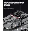 BOOLAKOS Leopard 2A7+ Tank Building Block, Military Army WW2 Tank Model Kit, Construction Set Gift Giving Toys for Teens and Adult (898 PCS)